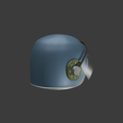 falloutsecurity5.png Custom Fallout Vault-Tec Security Guard Inspired Helmet - Vault Dweller & Wasteland Cosplay Piece