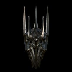 Sauron_3.jpg Sauron Helmet lord of the rings 3D DIGITAL DOWNLOAD FILE
