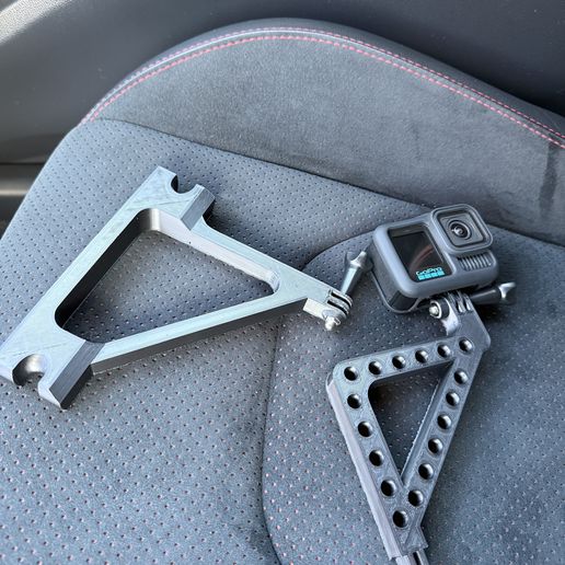🚗 Toyota GR Yaris GoPro Passenger Headrest Mount・ STL File for 3D ...