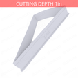 1-10_Of_Pie~6.25in-cookiecutter-only2.png Slice (1∕10) of Pie Cookie Cutter 6.25in / 15.9cm