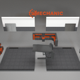 5.png mechanic garage diorama | diecast | 1:64 1/64 | HOTWHEELS | RC cars