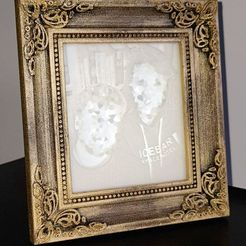 PF5.JPG Free STL file Picture frame for Mini Lithophane light Box・3D print model to download