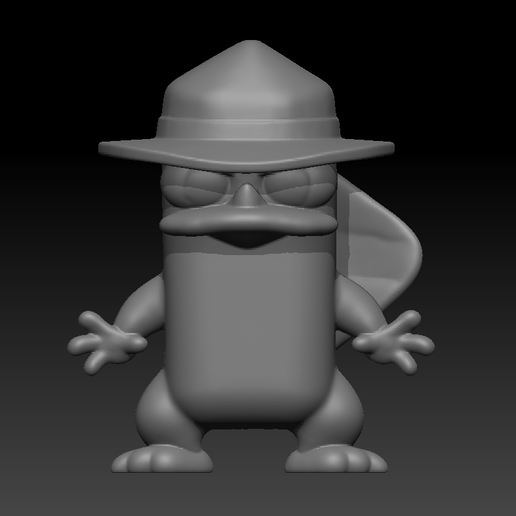 Perry the Platypus - 3D model önizlemesi