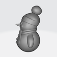 4.png bonhomme de neige - modèle 3d