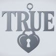TRUE-Pendant.png TRUE Heart Lock Word Sign