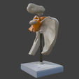 7.png 3D Model of Human Shoulder Joint on Stand