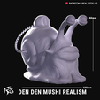 PATREON-REAL-STYLUS-DEN-DEN-MUSHI-REALISM.png Den Den Mushi MORGAN - 3D Print - One Piece !FREE MODELS !