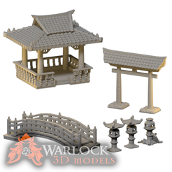 ETSY-STL-layout_4.png 3D file Japanese styled Scatter terrain・3D print object to download, warlock3dmodels