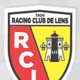 1906 eee CLUB DE LENS Logotipo del equipo de fútbol RC Lens ligue 1