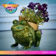 FroggyPlanter_Painted.jpg Froggy Planter - no supports