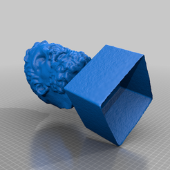 head_of_aslepius_mesh.png Fichier STL gratuit Tête d'Aslepius, Imprimer et scanner・Design pour impression 3D à télécharger, Gauthier