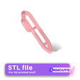 Pen-cookie-cutter.png Pen cookie cutter Accountant theme stl file