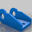 10x11_drag_chain_2hole1.png 10x11 drag chain ends 2 holes for extrusion (Voron)