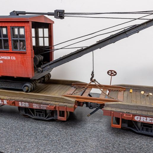 🏗️ Spruce Lumber No. 1, American Crane & Derrick Log Loader - G Scale ...