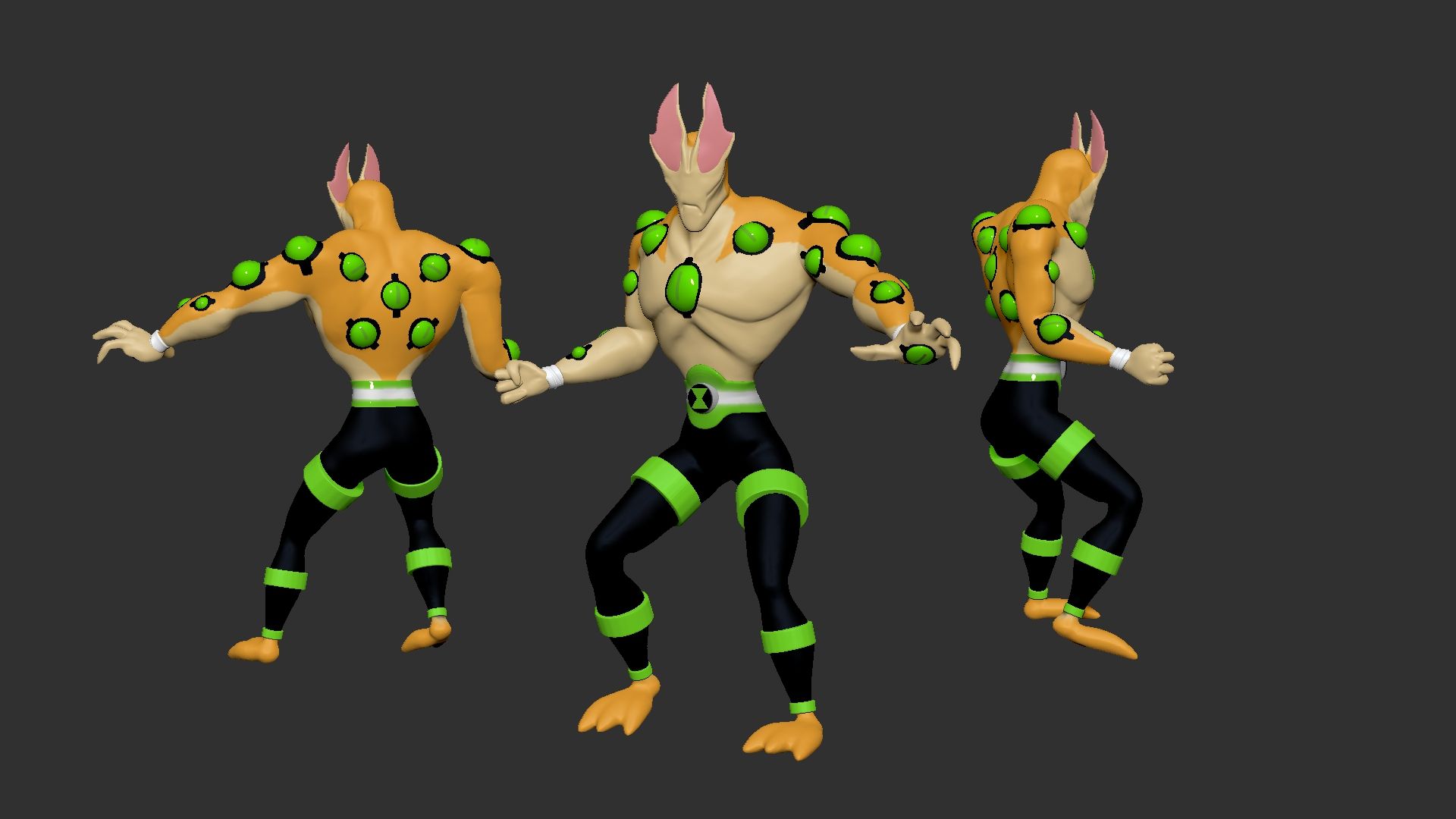 Descargar archivo STL BEN 10 - ALIEN EYE GUY • Objeto para impresora 3D ...