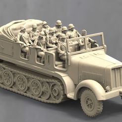 12.jpg STL-Datei sd kfz 7 1 3D-Druck Modell・Vorlage für 3D-Druck zum herunterladen