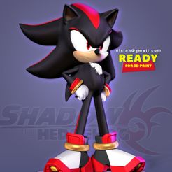 Shadow_the_Hedgehog_up.jpg 3D file Shadow the Hedgehog・3D printable model to download