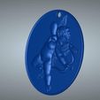 eros-02-v2-12-stl.jpg exclusive neck pendant earring decor gift EROS ( CUPID )  eros-02-v2 real 3D Relief For CNC building room decor wall-mount decoration