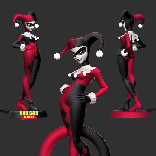 3side.jpg Harley Quinn - Classic 3D