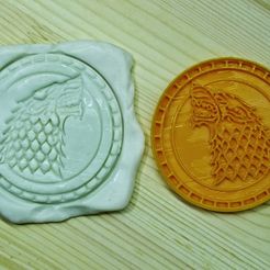 GOT4.jpg STL file Game of Thrones Cookie Cutter. House Stark・3D printable model to download, roxengames