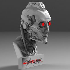 13.486.jpg STL file Cyberpunk 2077 Lamp・3D printing model to download