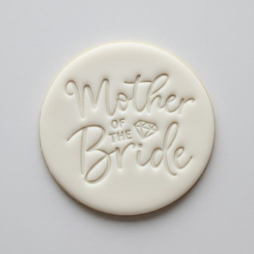 Mother of the Bride Cookie Cutter - 3D model önizlemesi