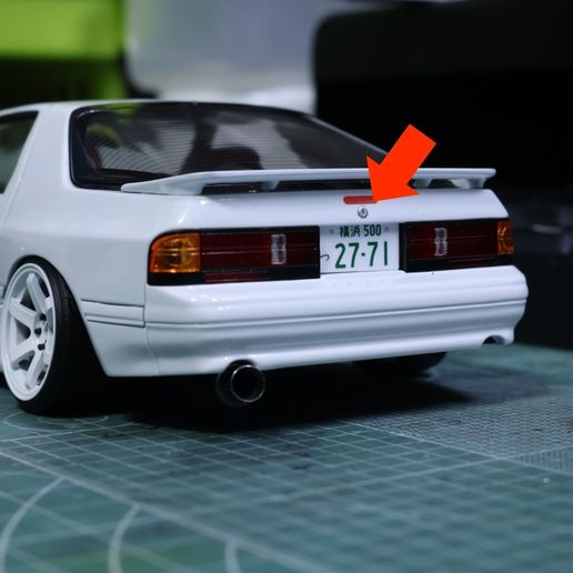 1/24 SCALE CAR KEY CYLINDER / DOOR & TRUNK KEYHOLE