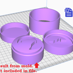 3MF file Louis Vuitton Candle Mold 🕯️・3D print model to download・Cults