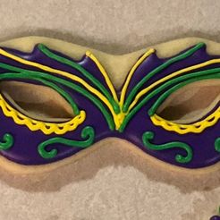 mask2.JPG Masquerade mask cookie cutter