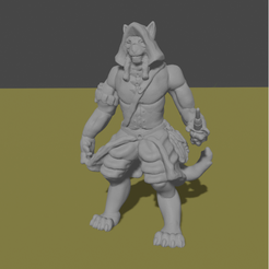 eample.png Free STL file Way of Mercy Tabaxi・3D print object to download