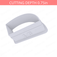 1-3_Of_Pie~1.75in-cookiecutter-only2.png Slice (1∕3) of Pie Cookie Cutter 1.75in / 4.4cm