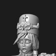 PriestessRender2.jpg Pinup Priestess Miniature (dnd, kingdom death, pathfinder, mini)