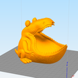 Screenshot-2023-05-29-110117.png Archivo STL Escultura de dinosaurio Organizador de escritorio Llavero de entrada・Plan de impresión en 3D para descargar