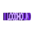 Bloodhound.stl Flip Text: Dog -  Bloodhound