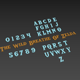 3.png Tipo de letra 3D "Zelda" | Tipo de letra 3D