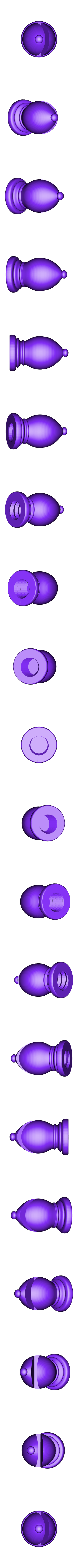 BishopHead.stl Шахматный набор для печати