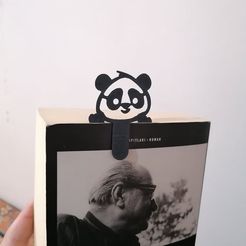 2_PANDA.jpg STL-Datei PANDA BOOKMARK・3D-druckbare Vorlage zum herunterladen