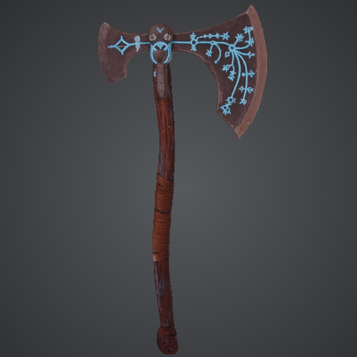 Leviathan Axe Free STL – God of War Ragnarok