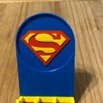 IMG_E0670.JPG Superman Phone Stand