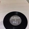28006f5c-093a-43ba-9c62-e7e8fe787224.jpg Vinyl record coaster 7 Folklore Taylor swift