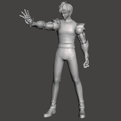 1.png Genos -Demon Cyborg (One Punch Man) 3D Model