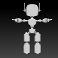 Robo-Toy4.png Articulated Robot Print In Place