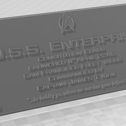 Enterprise-Plaque.png Placa 1/350 U.S.S. Enterprise