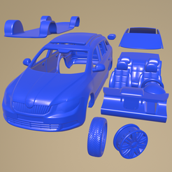 e04_005.png STL file Skoda Superb combi 2011 Printable Car In Separate Parts・3D printable model to download
