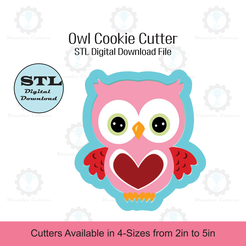 Etsy-Listing-Template-STL.png Owl Cookie Cutter | STL File