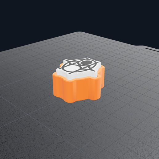 Halloween Fidget Clicker -gaze (Includes SVG File + Editable Bambu Studio Color Project)