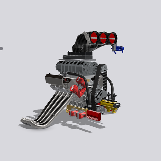 FUNNY CAR Blown Nitro Hemi Complete with Options 3D model