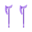 Preview Axes.stl Sanguine Seraphs Assault Weapon Set