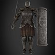TarkusBundleFrontal.jpg Dark Souls Black Iron Tarkus Full Armor Sword Shield for Cosplay