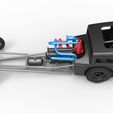 9.jpg Diecast Dragster old school à moteur avant avec coque Version 4 Echelle 1:25